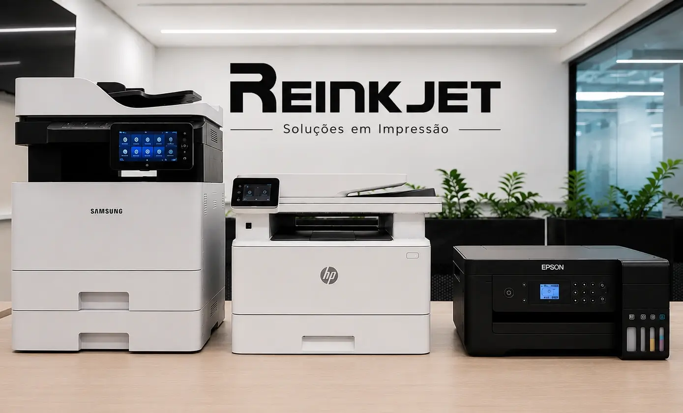 Impressoras corporativas gerenciadas pela Reinkjet para empresas de Gaspar